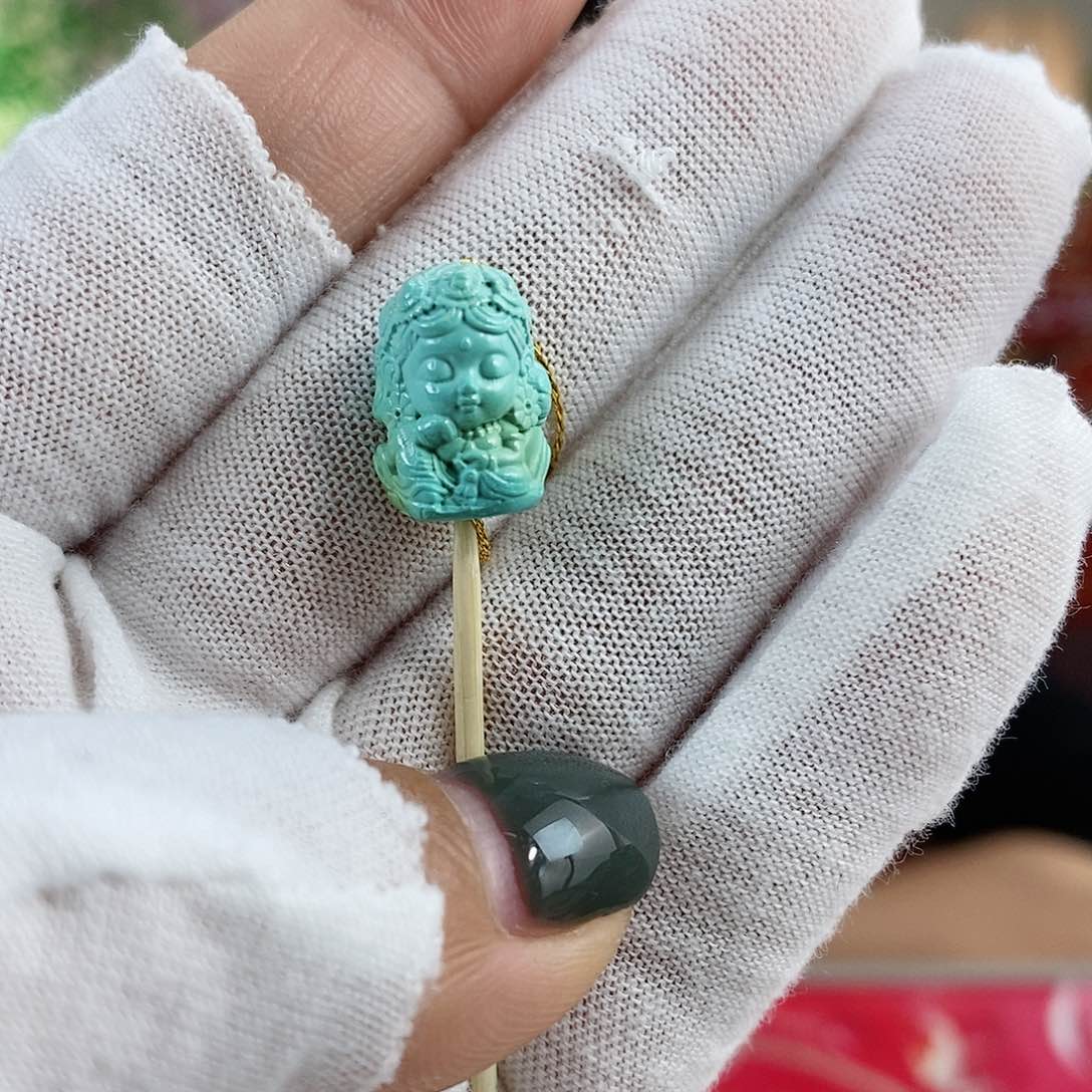 绿松石珠宝奇石未镶嵌