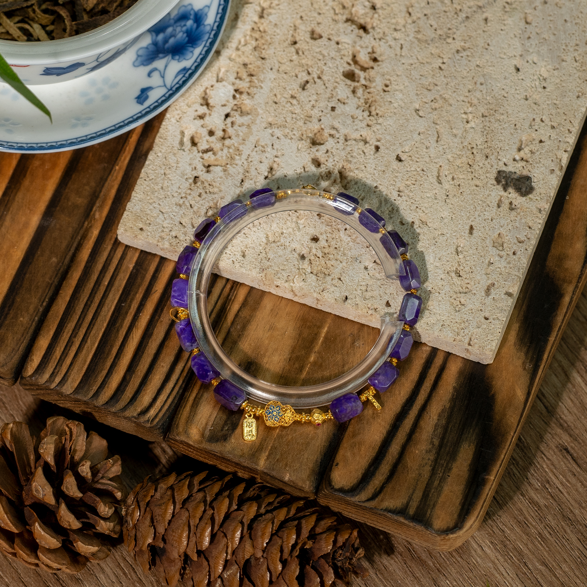 叙言丨全玉化舒俱来手链/手围16/多样性发/P5135/18/孤