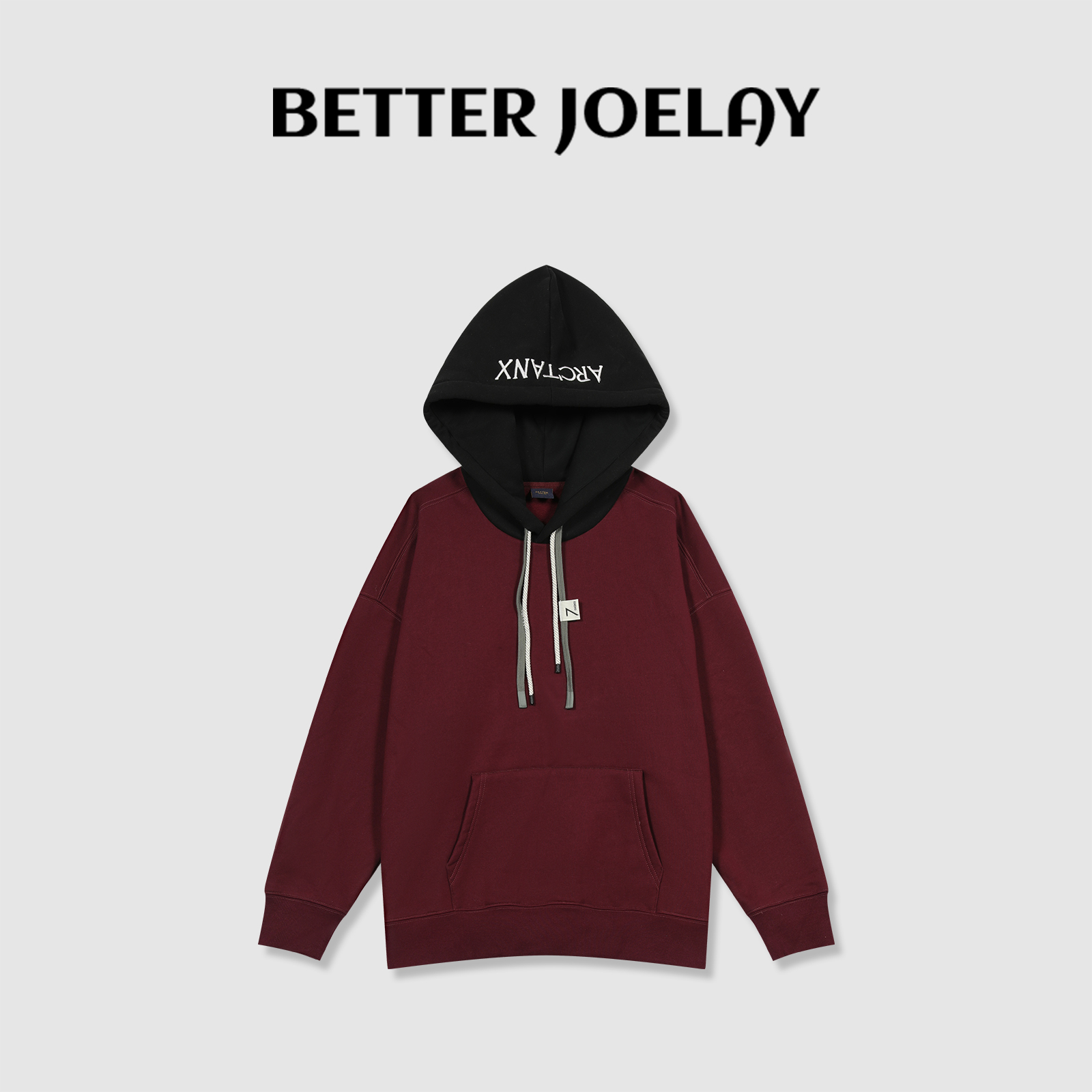 BETTERJOELAY-加绒【人间故里】时尚宽松套头卫衣百搭舒适KH1352 