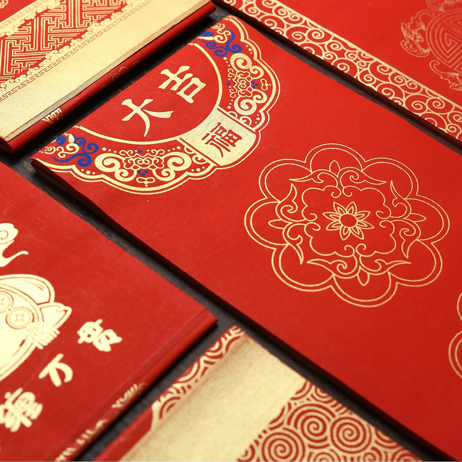 【加厚蜡染32×180】万年红加厚手写书法空白对联宣纸春节乔迁专用