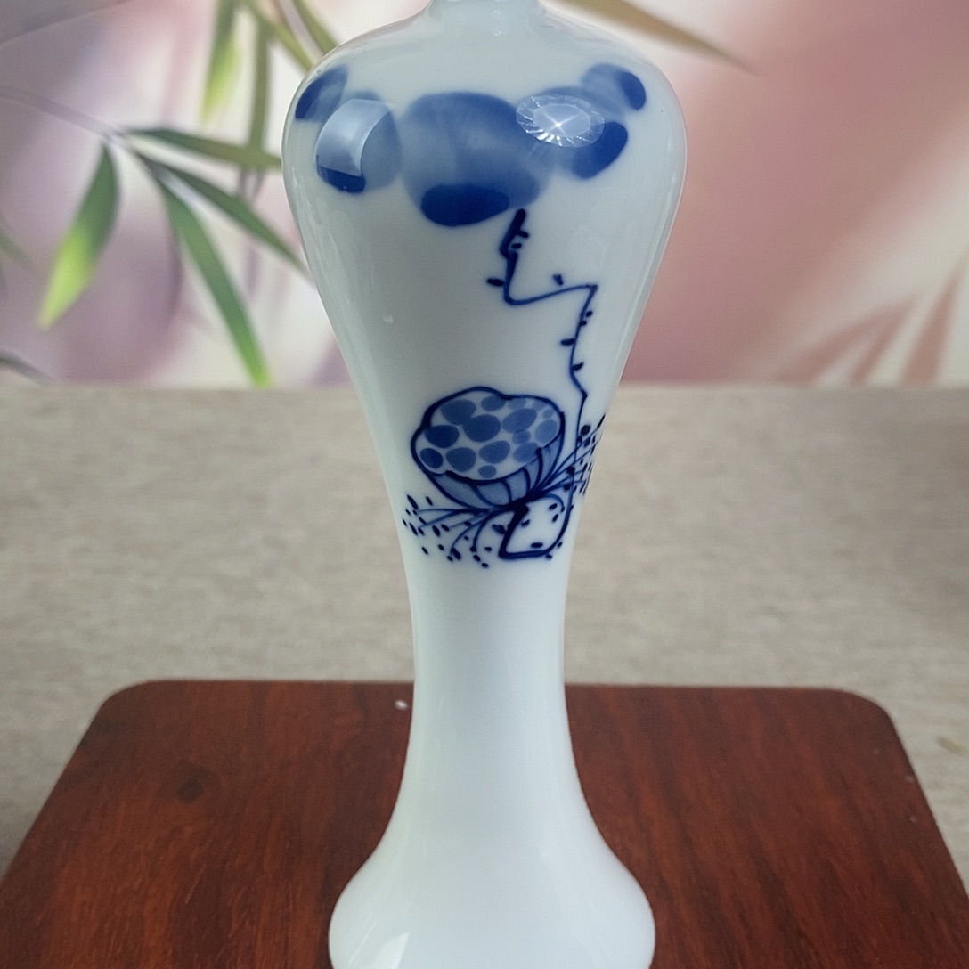手工制作，手绘小花瓶，高温烧制