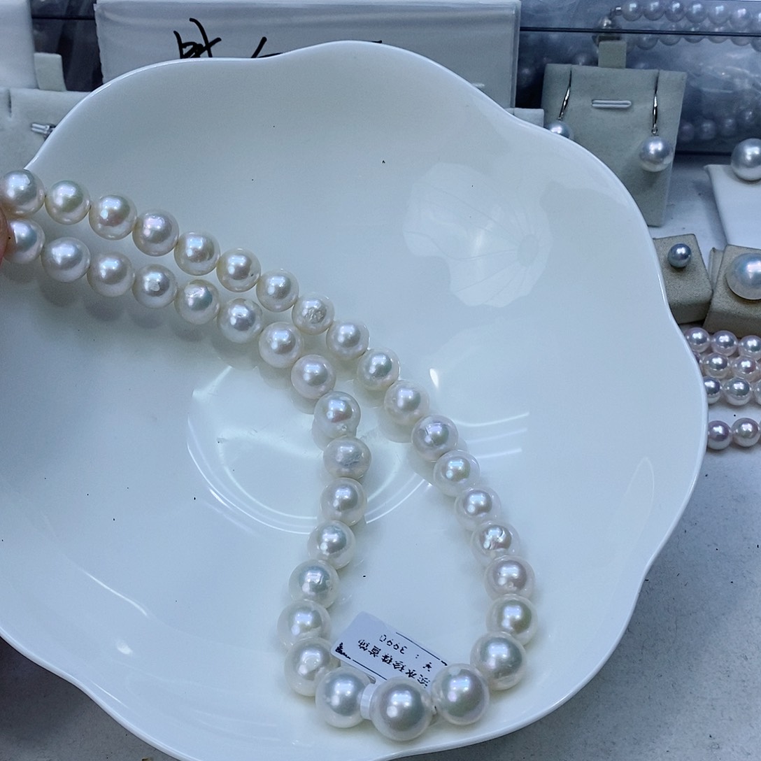 淡水珍珠颈饰银S925镶嵌