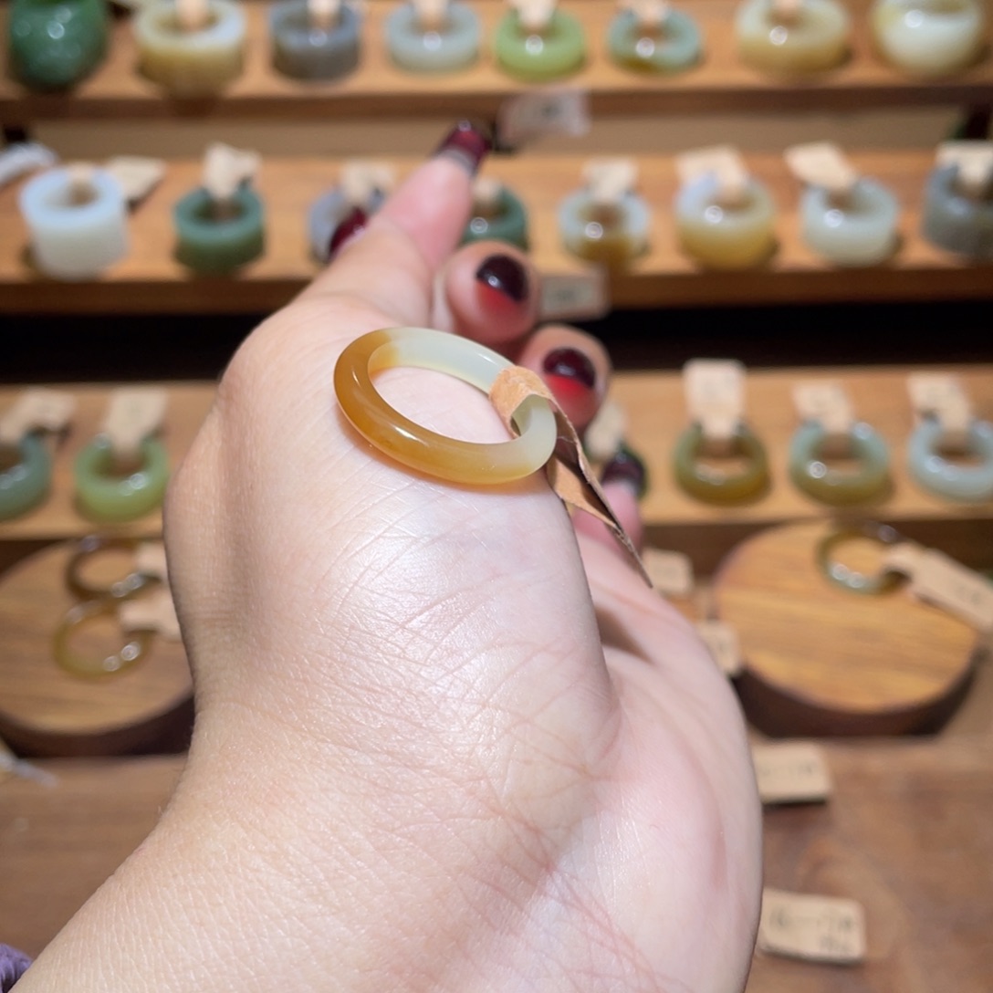 和田玉戒指未镶嵌16.9