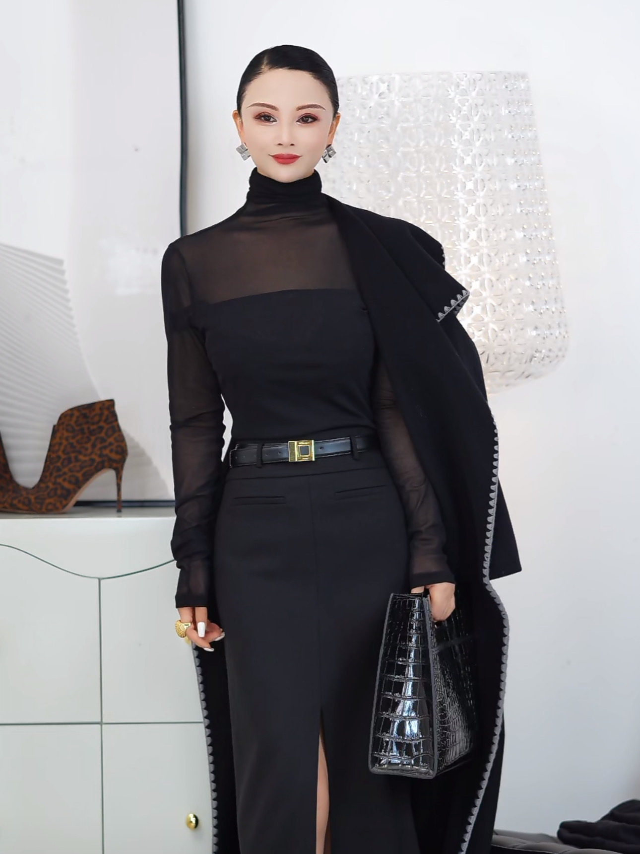 【RZ】遐想——显瘦气质网纱打底衫