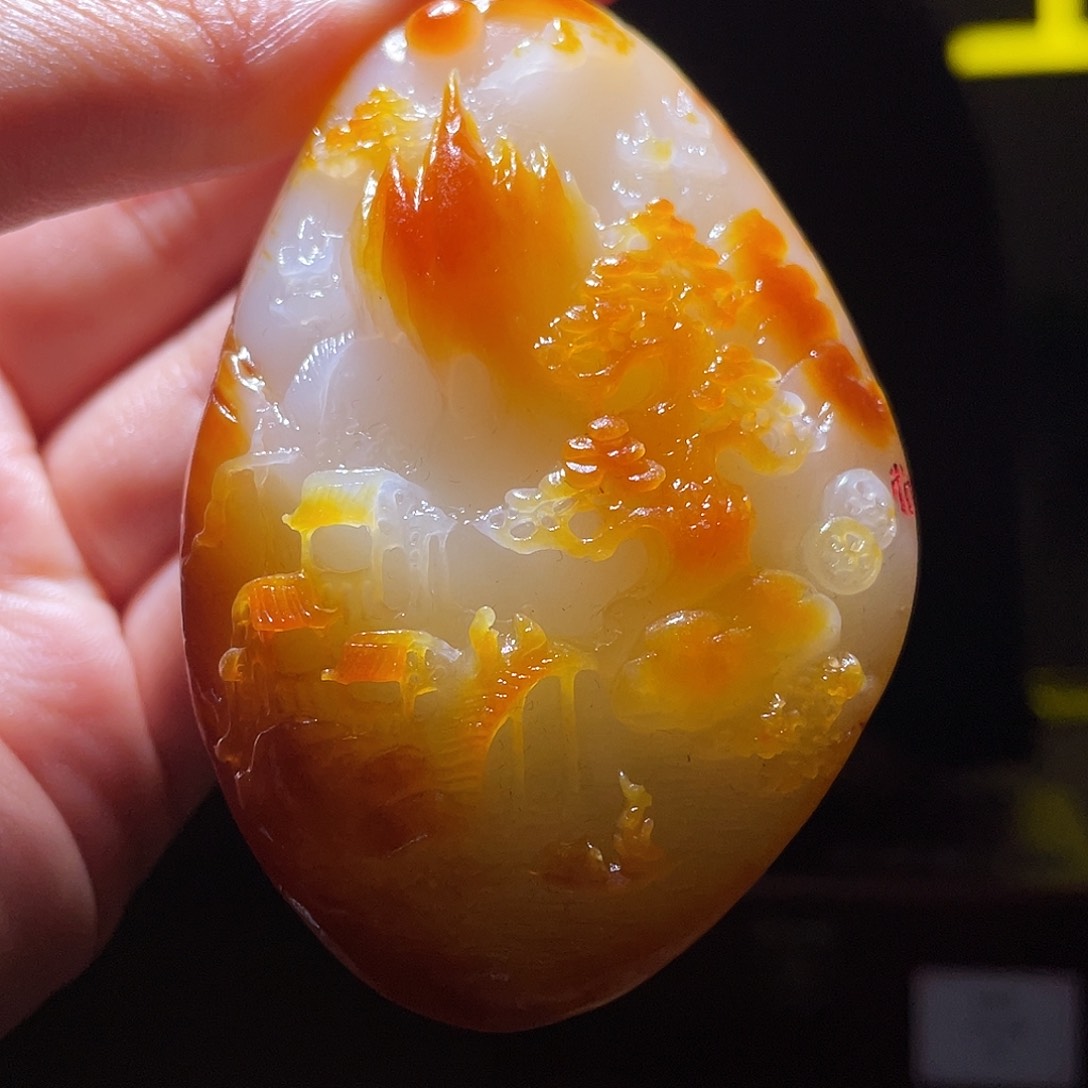 和田玉未镶嵌颈饰D2