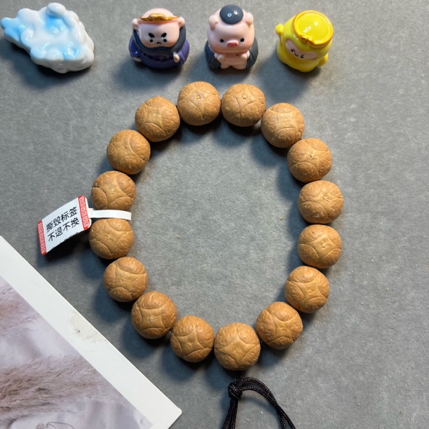 〖B417137〗25年17毫米尼泊尔麒麟眼菩提手串原生态精挑文玩手串