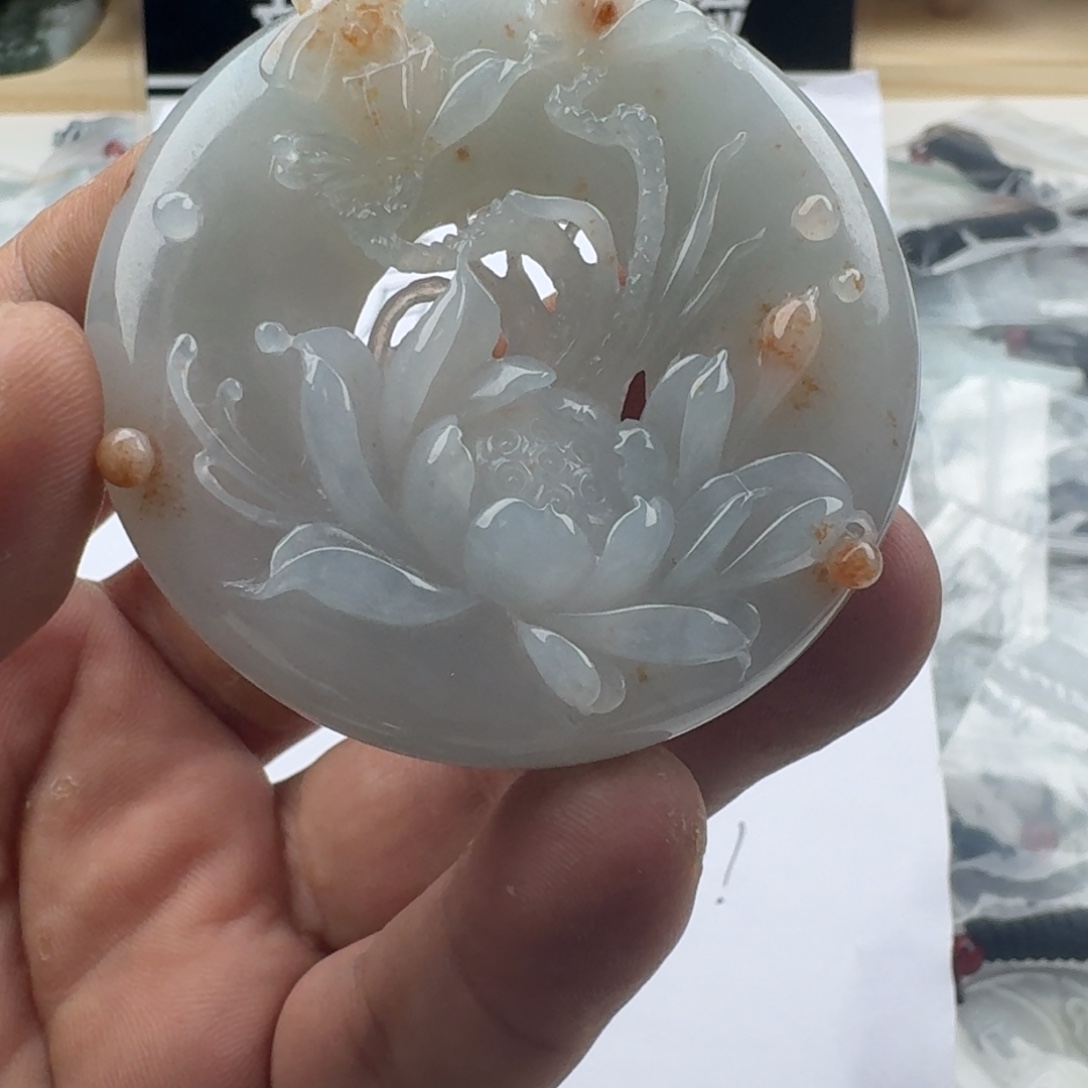 颈饰未镶嵌翡翠天然缅甸A货翡翠