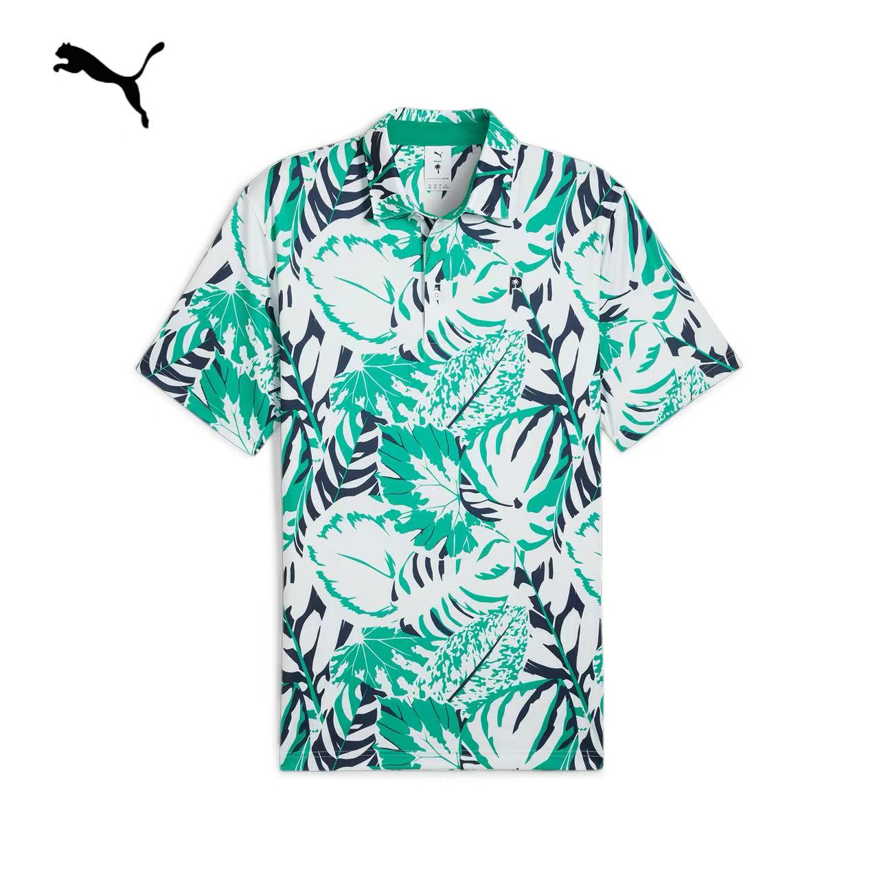 PUMA/彪马男士高尔夫PTC联名夏季速干高弹力透气印花短袖  626832