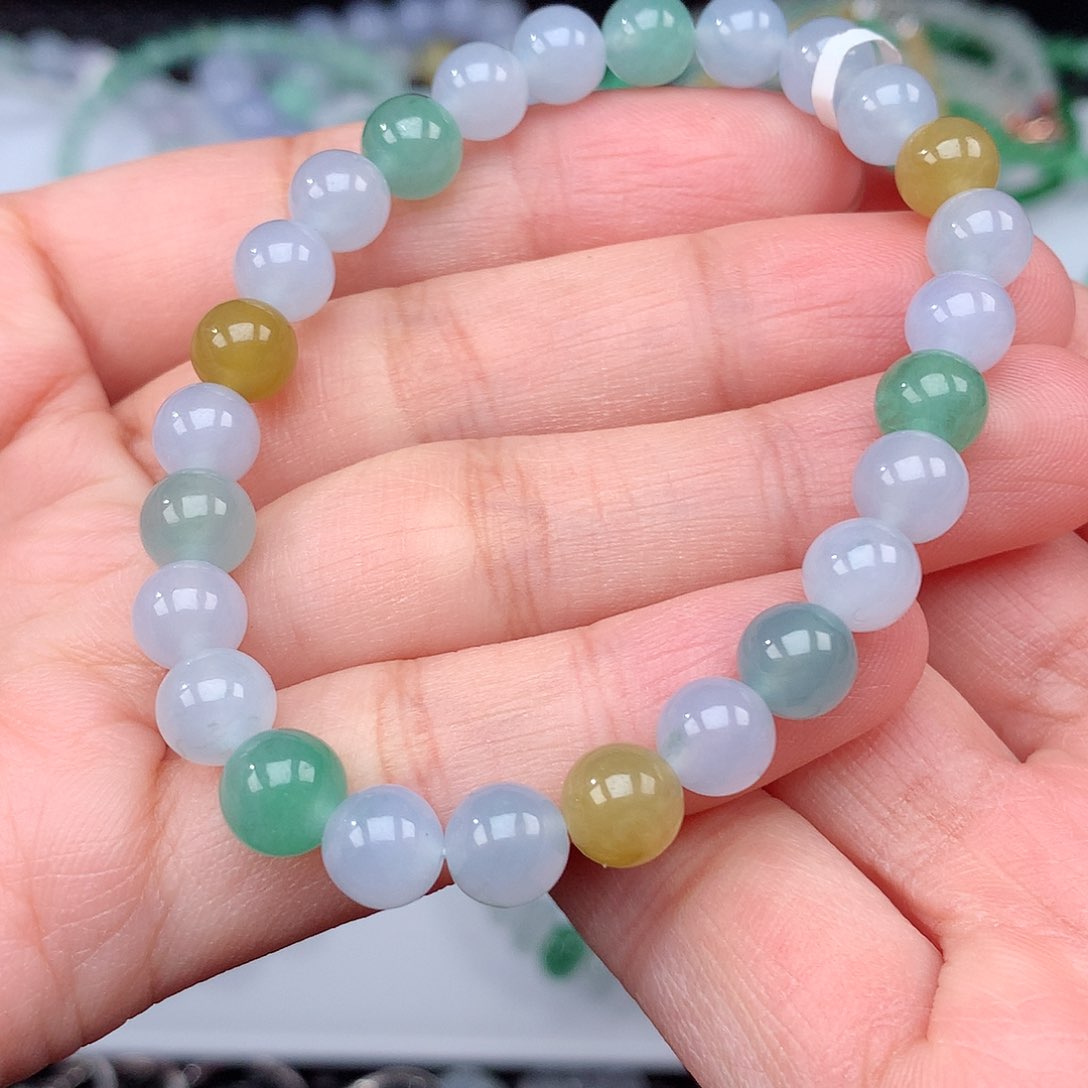 翡翠手链未镶嵌翡翠