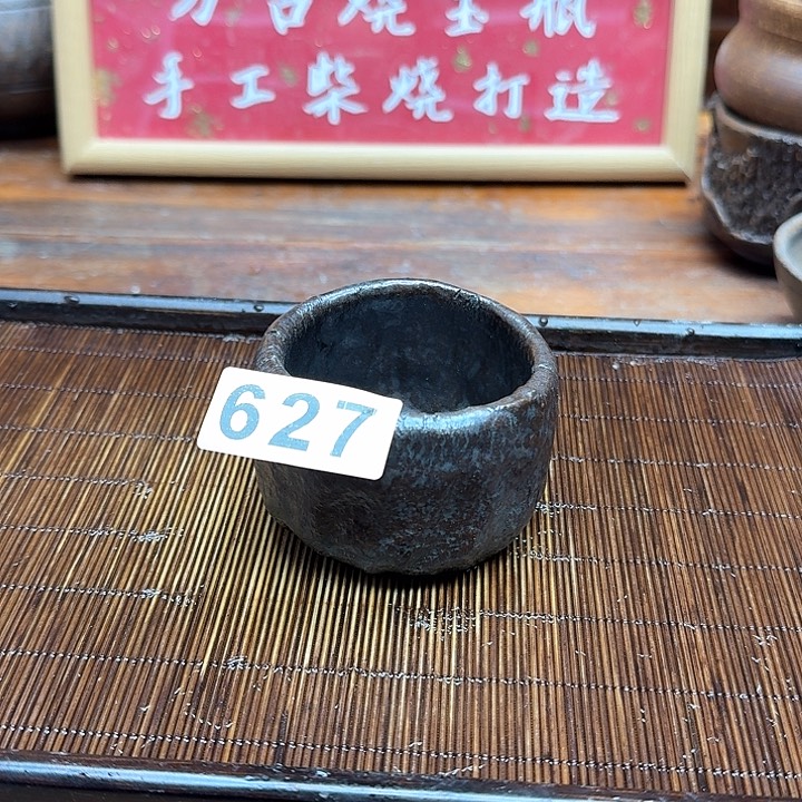 纯手工制作粗陶茶具