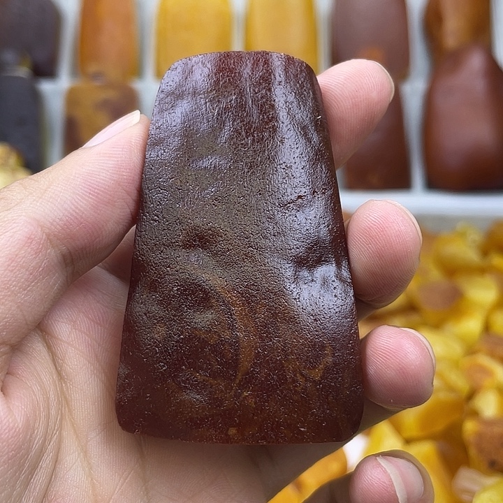 定制蜜蜡未镶嵌牌子