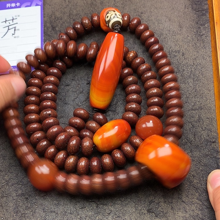 安***划星月菩提吊坠脖挂