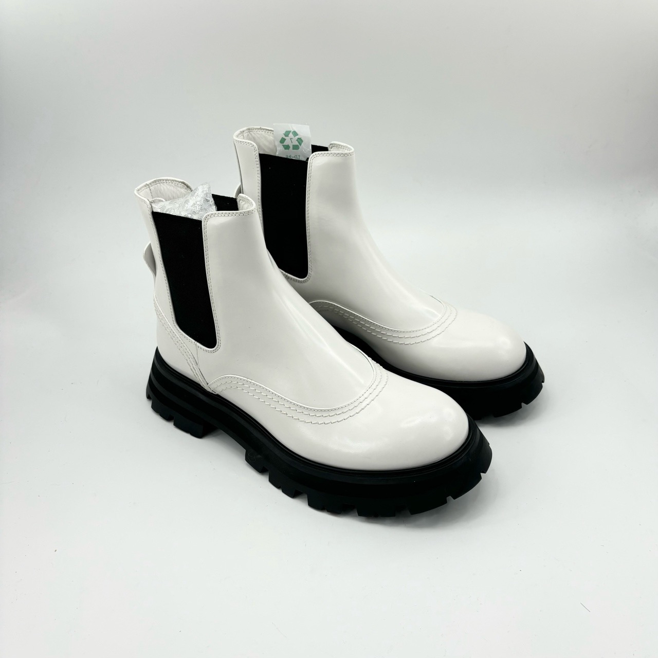 全新未使用 Alexander McQueen/亚历山大·麦昆 38.5切尔西靴0443