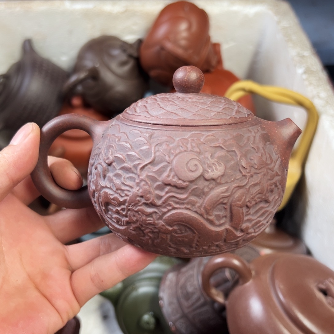 茶壶紫砂宜兴原矿紫砂壶300毫升容量