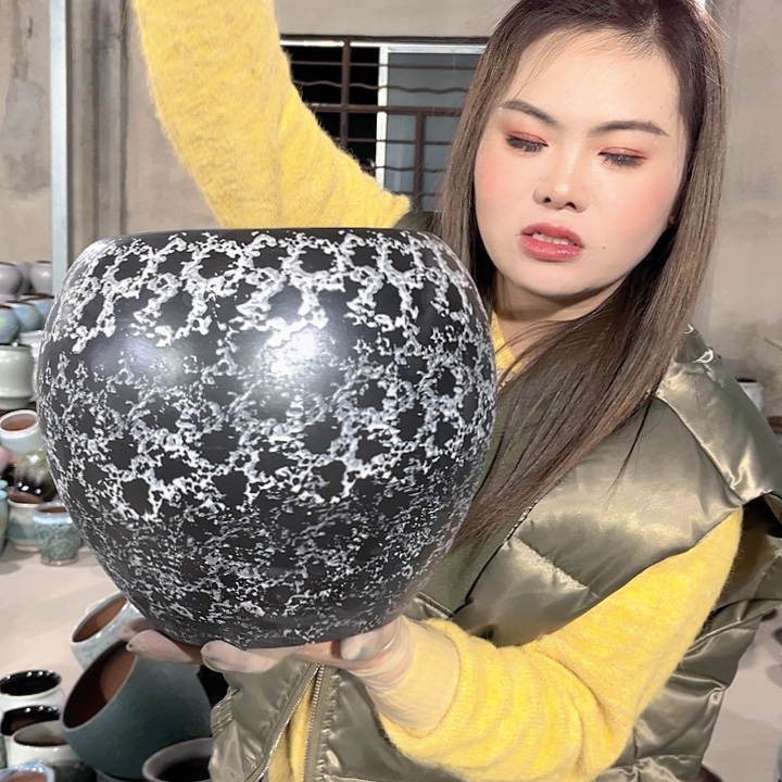 正品口19高23花盆