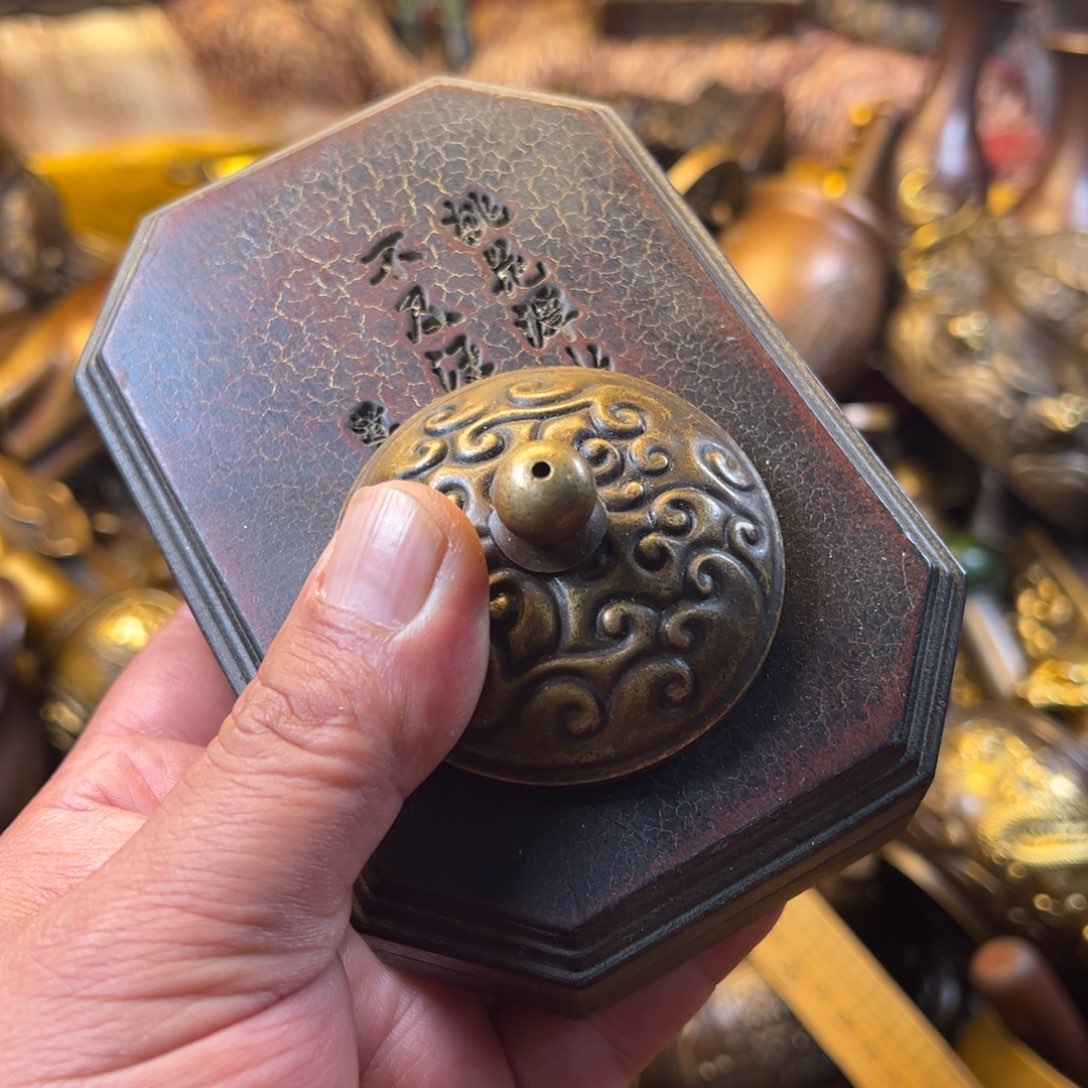 茶壶香炉铜器摆件