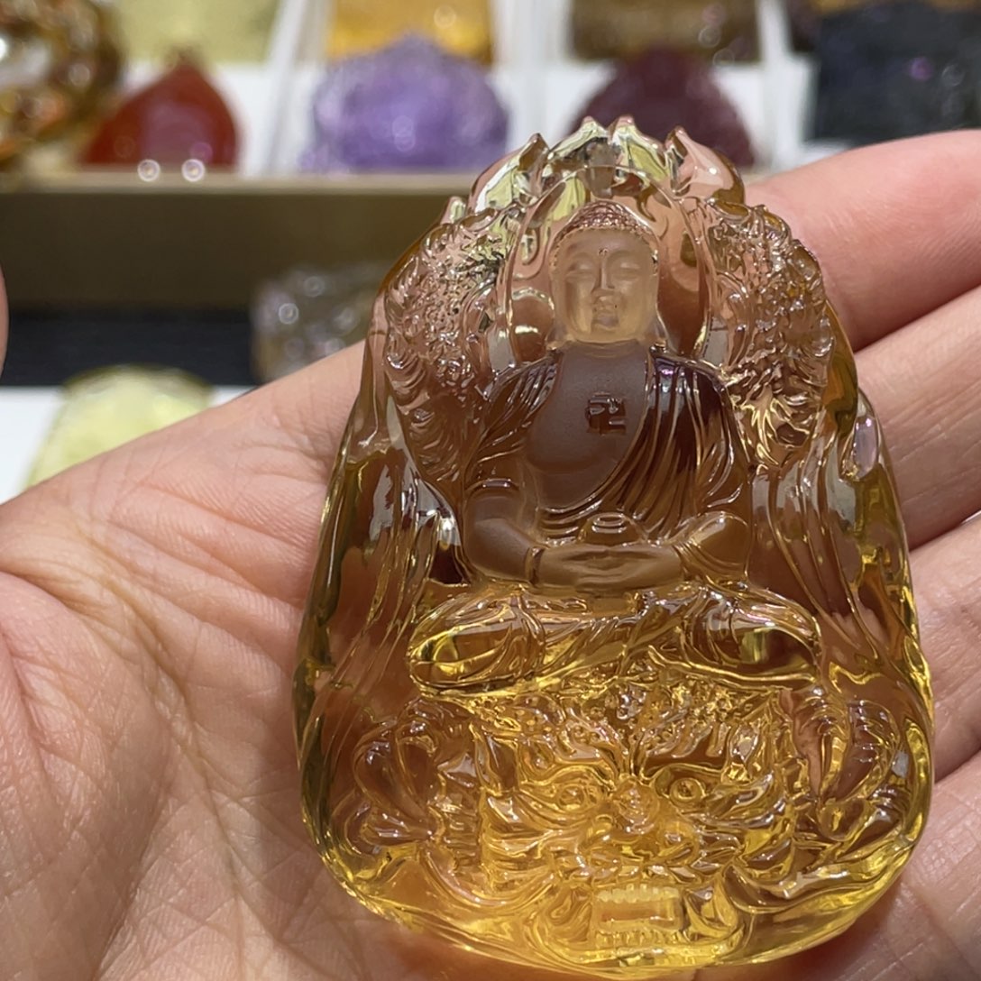 未镶嵌颈饰水晶小***号定制