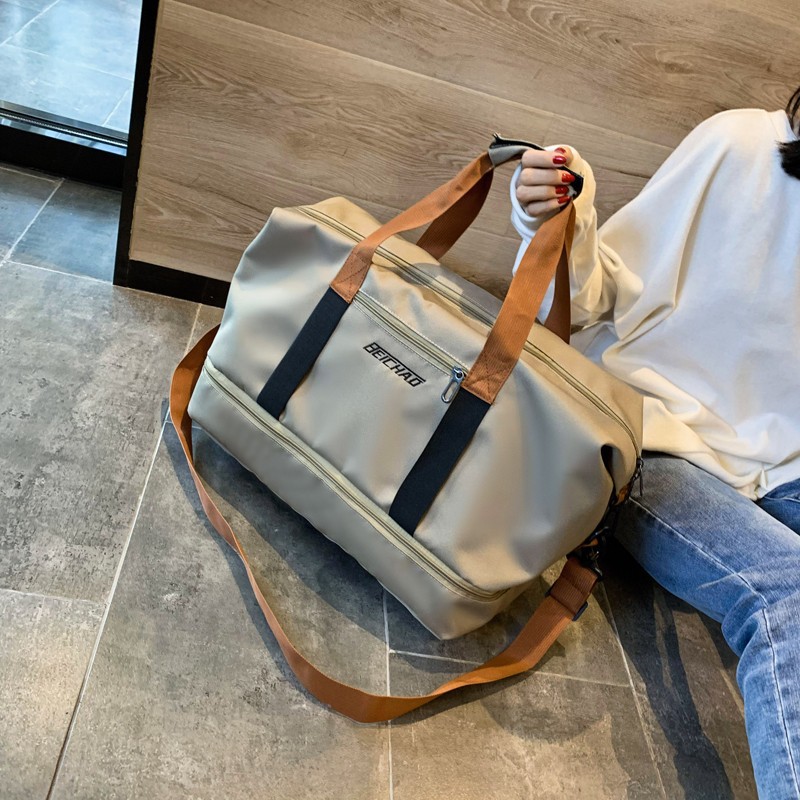 多功能大容量登机行李袋干湿分离鞋仓健身包套拉杆出差短途旅行包