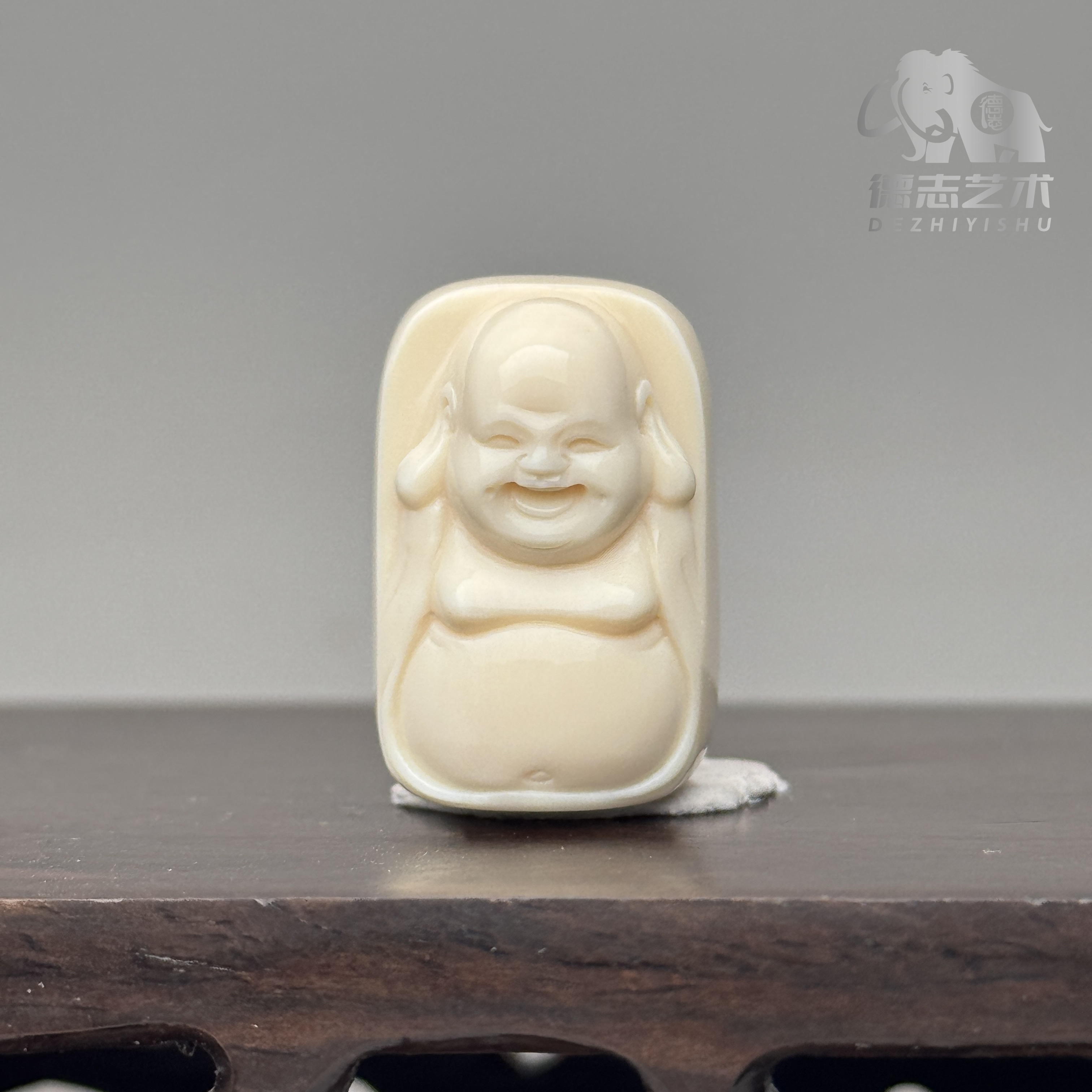 DEZHI/德志【弥勒】24x16x10mm原创精雕猛犸吊坠多样性发一件MLFL
