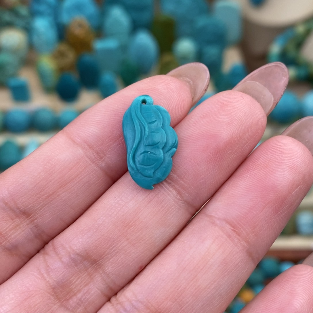 绿松石珠宝奇石未镶嵌