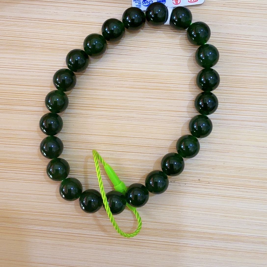 和田玉（碧玉）手链未镶嵌城****5