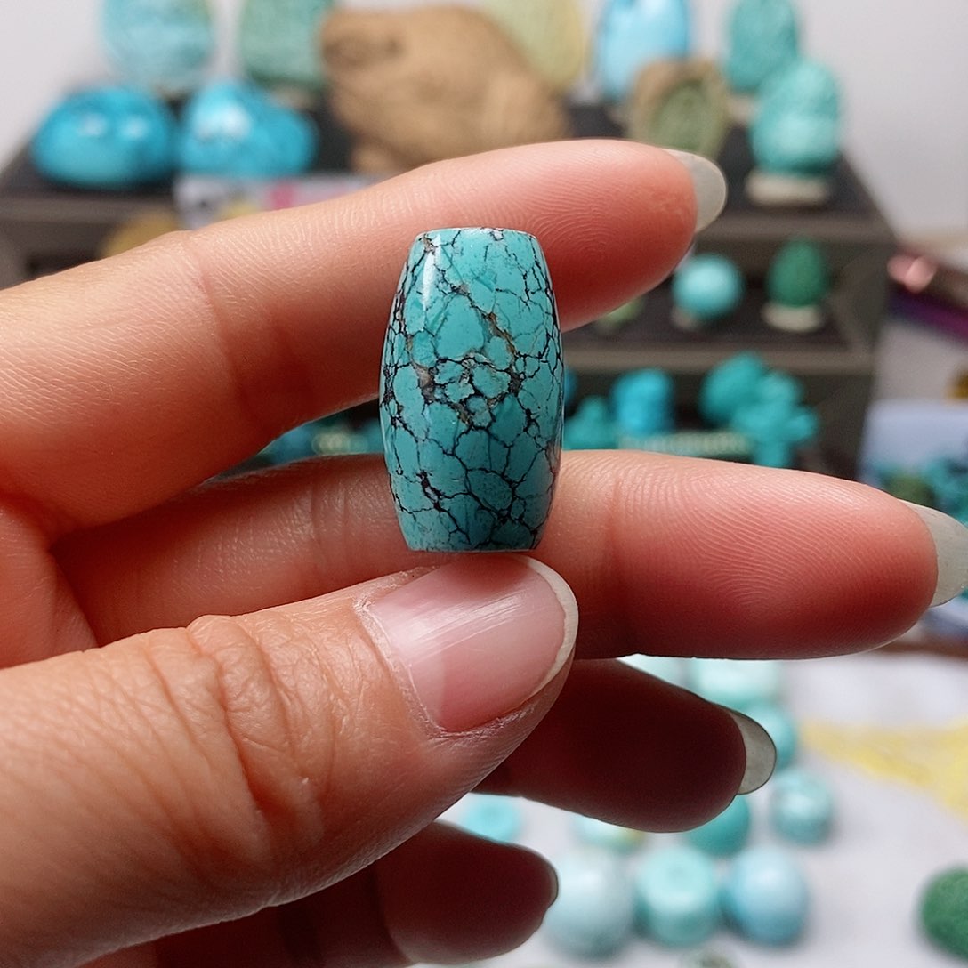 绿松石珠宝半成品未镶嵌