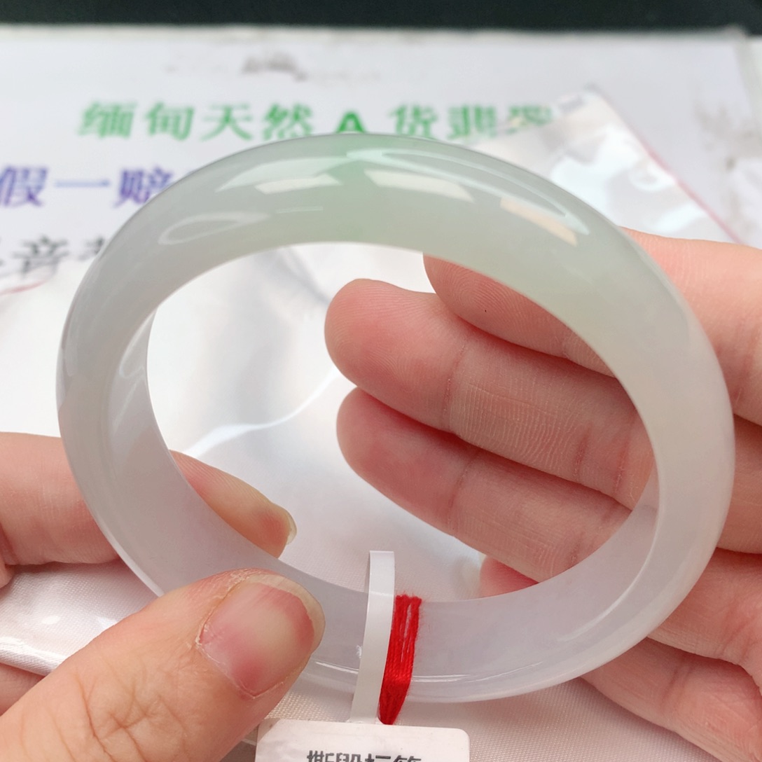 未镶嵌手镯翡翠57-58圈