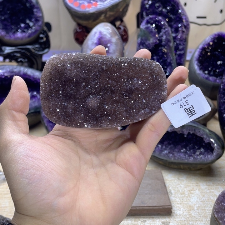 未镶嵌珠宝半成品紫晶