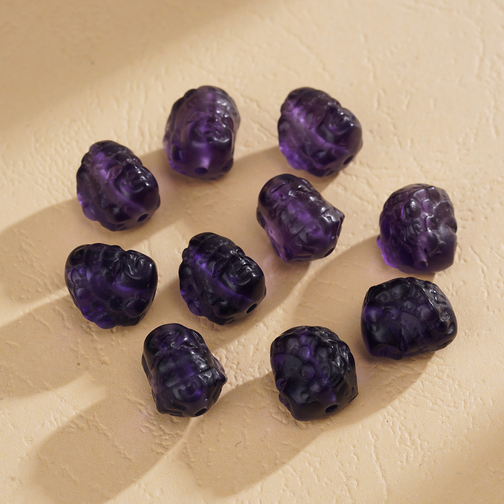 【藏经博物馆专场】紫水晶大黑天定制款多样性发其一颗颗精挑14*12