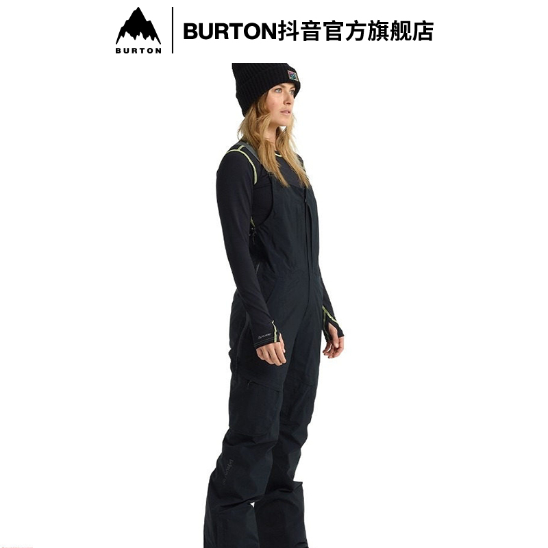 BURTON伯顿官方女士[ak]KIMMY GORETEX 2L滑雪背带裤防泼水212841