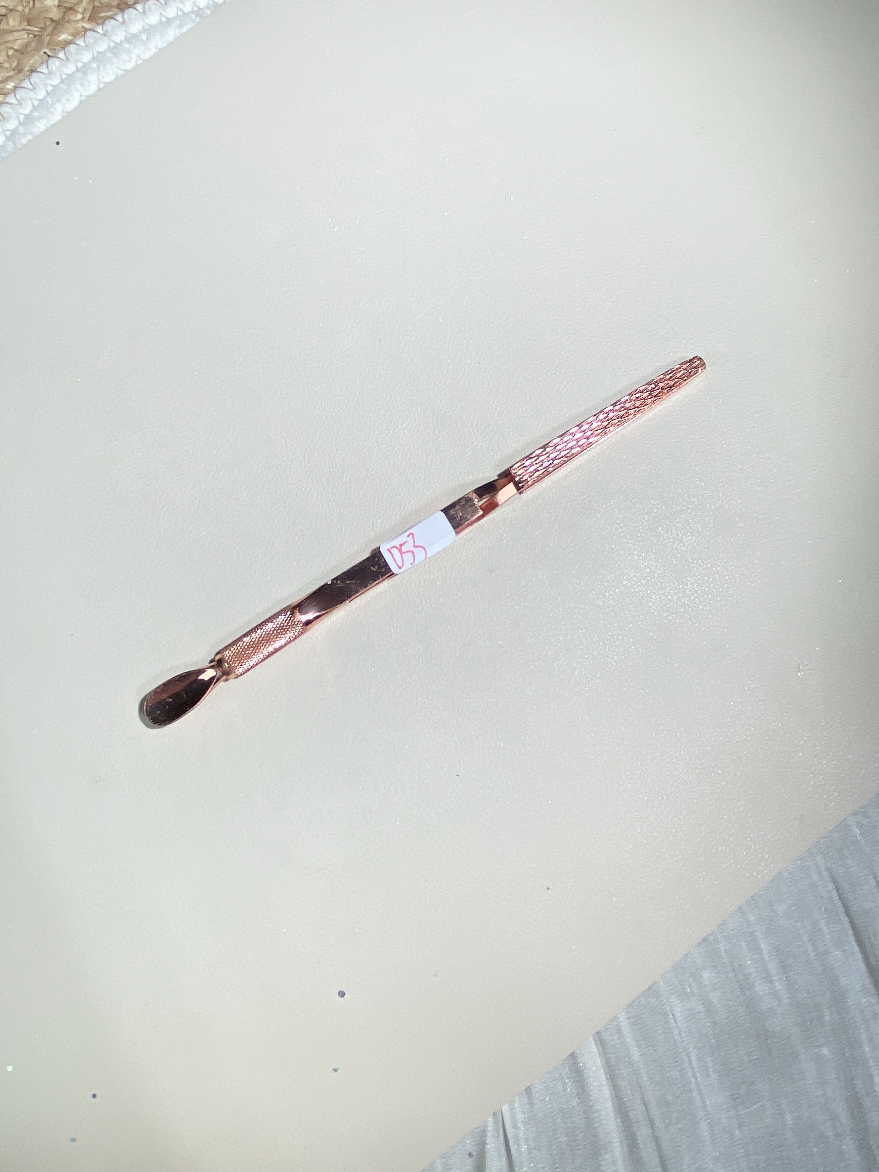 美甲店专用钢推双头指甲倒刺死皮钢推专业修甲护理工具