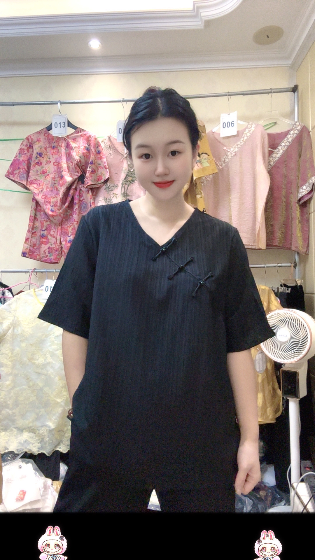 复古斜襟盘扣亚麻衬衫女夏季新中式国风禅意休闲宽松棉麻半袖上衣