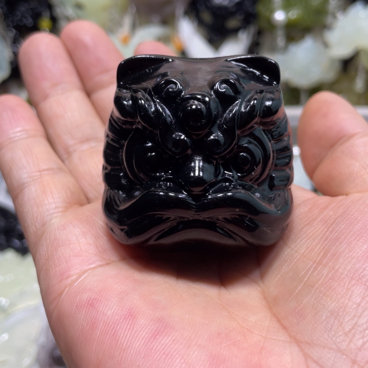 【闪购商品】岫玉颈饰未镶嵌38手把