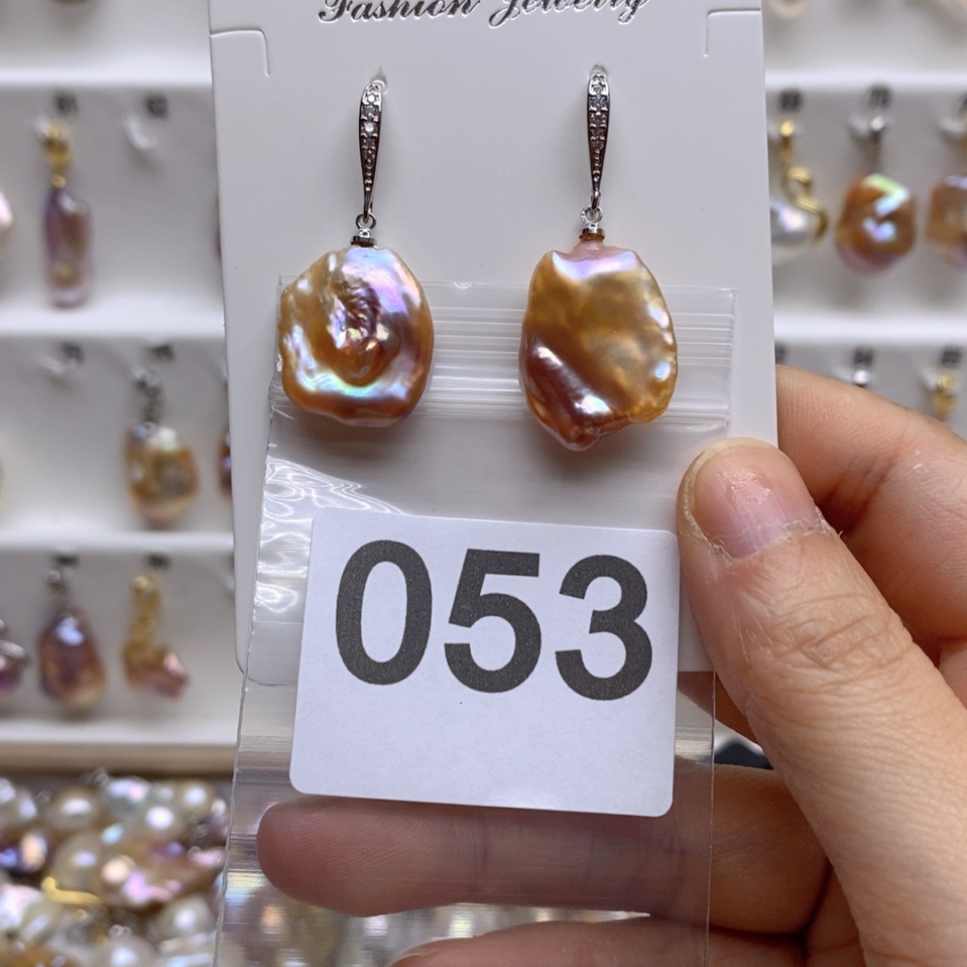 淡水珍珠颈饰银S925镶嵌小*53