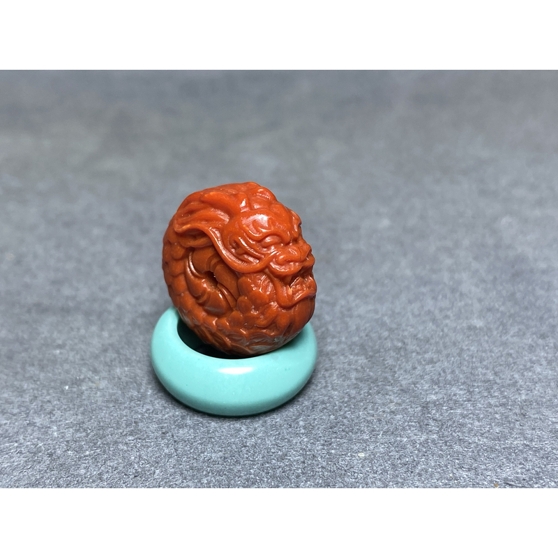 4912百搭文玩配饰龙扣满红满肉隔片隔珠背云配珠