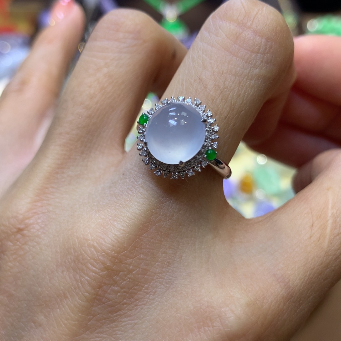 【闪购商品】翡翠18K金镶嵌颈饰翡翠