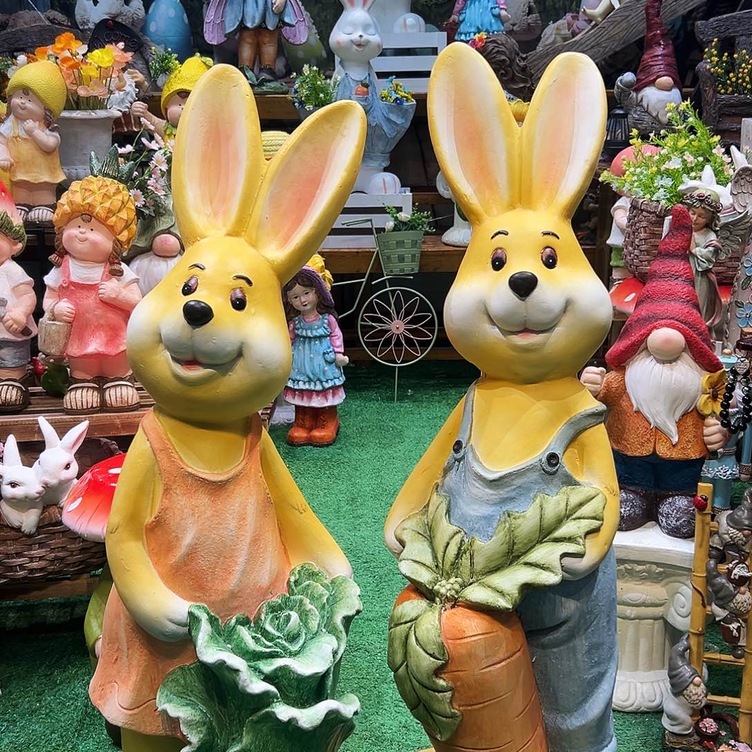 花园摆件红红火火