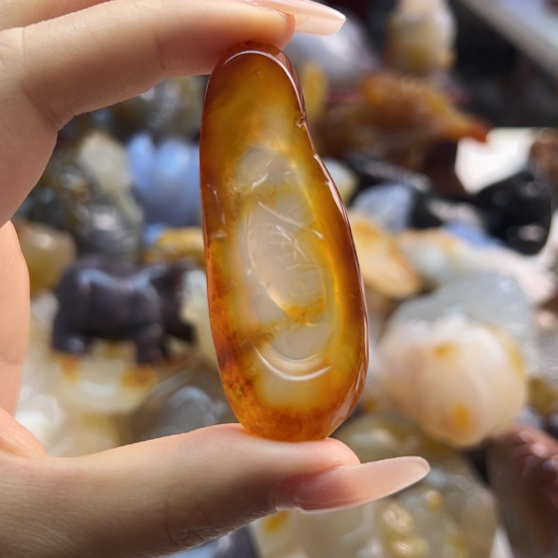 玛瑙/玉髓合金颈饰