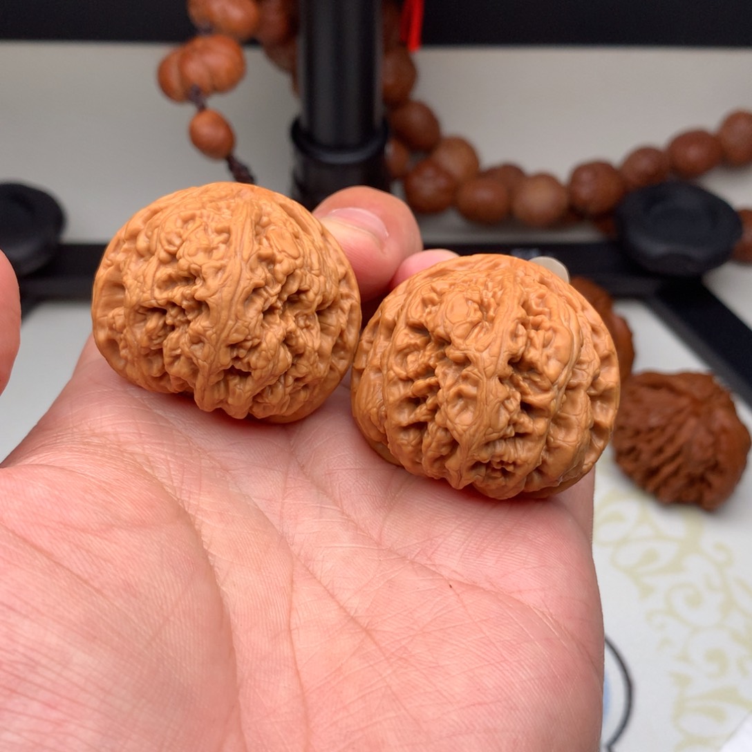 文玩核桃把件粗筋41