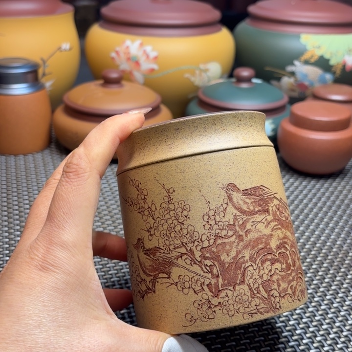 紫砂茶叶罐中高端紫砂茶叶罐