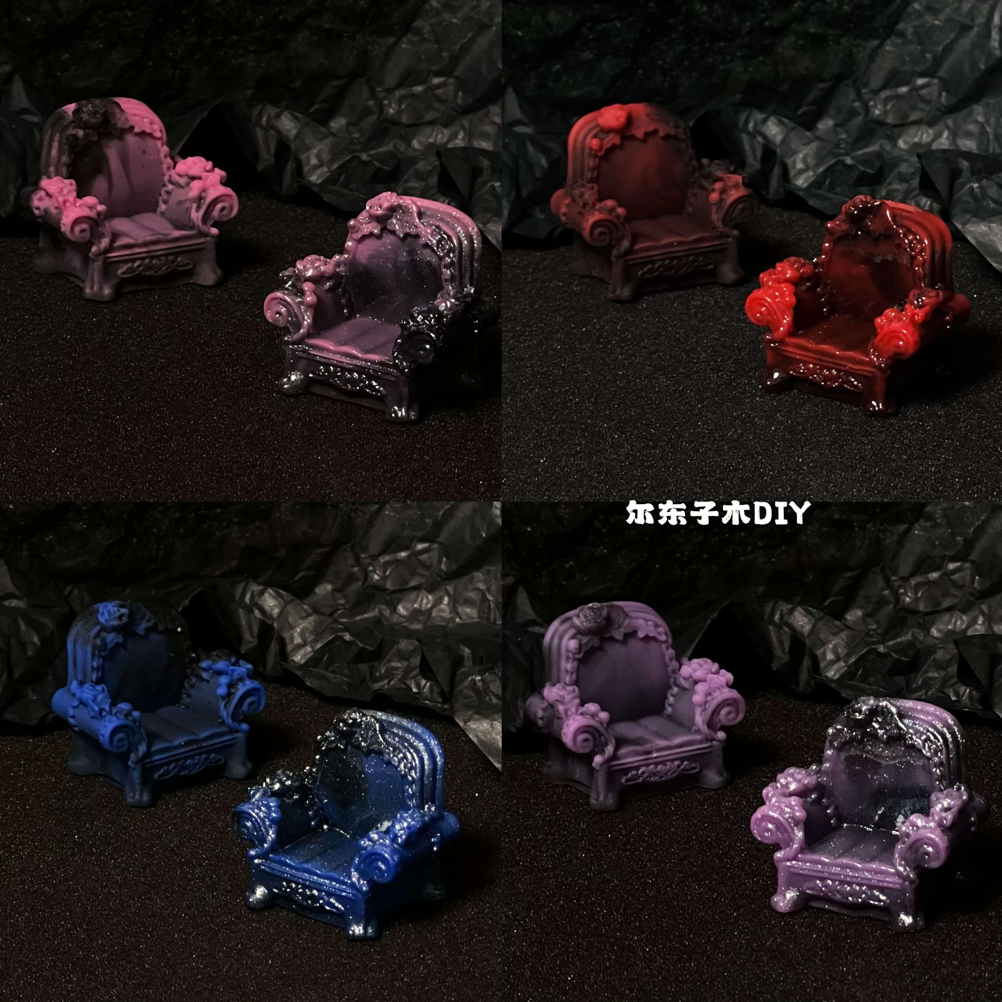 【尔东子木定制-恶魔王座】diy树脂饰品/创意手工摆件/ 手机挂件