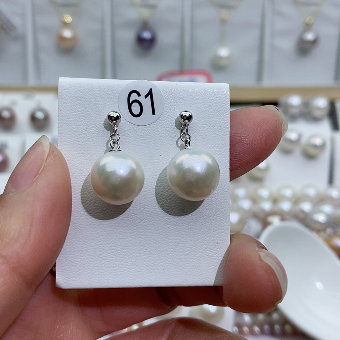 淡水珍珠吊坠(赠链)银S925镶嵌