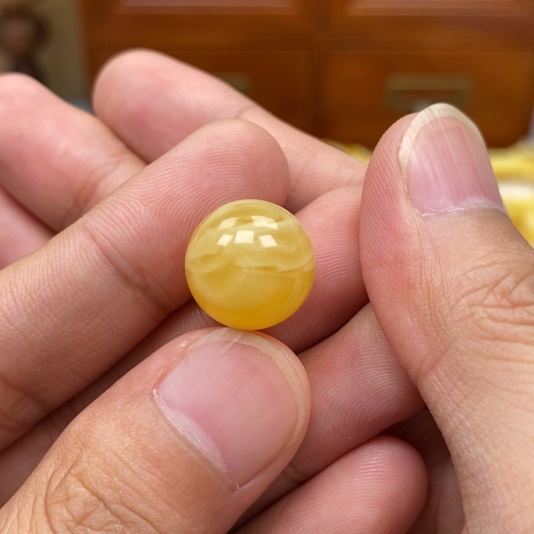 琥珀未镶嵌珠宝奇石14.6尺寸