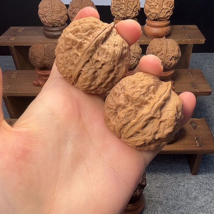 吊坠文玩核桃z水龙纹元宝44mm