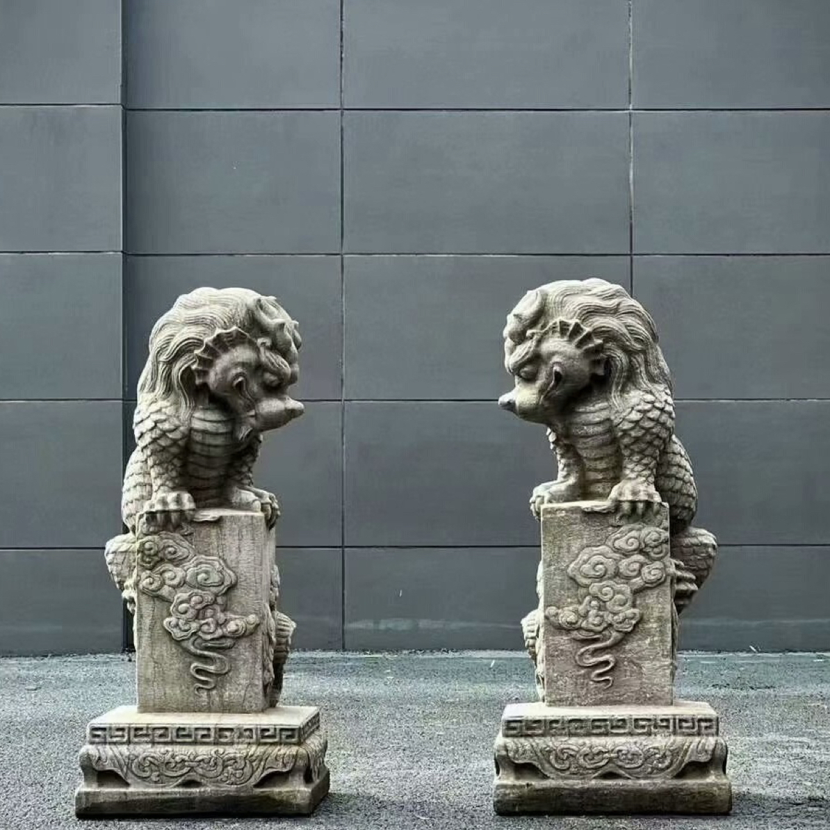 青石 吸水兽 品相如图