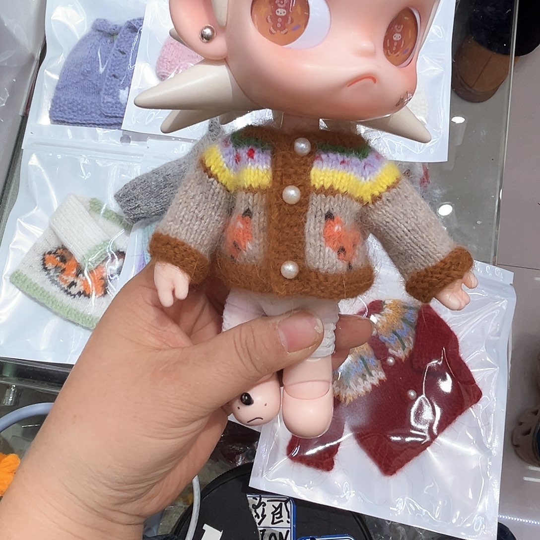 针织狐狸毛衣羊绒针织