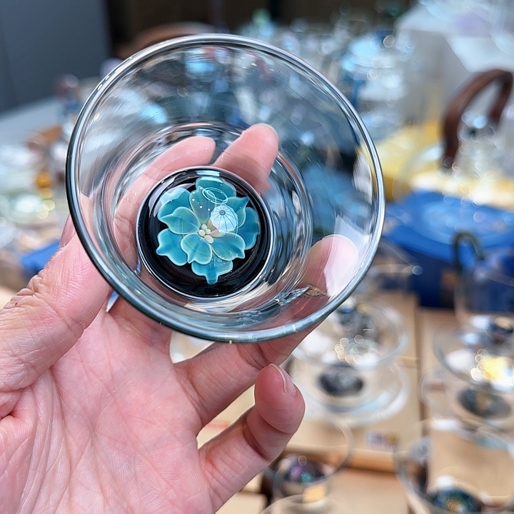 禾器清杯主人杯青花