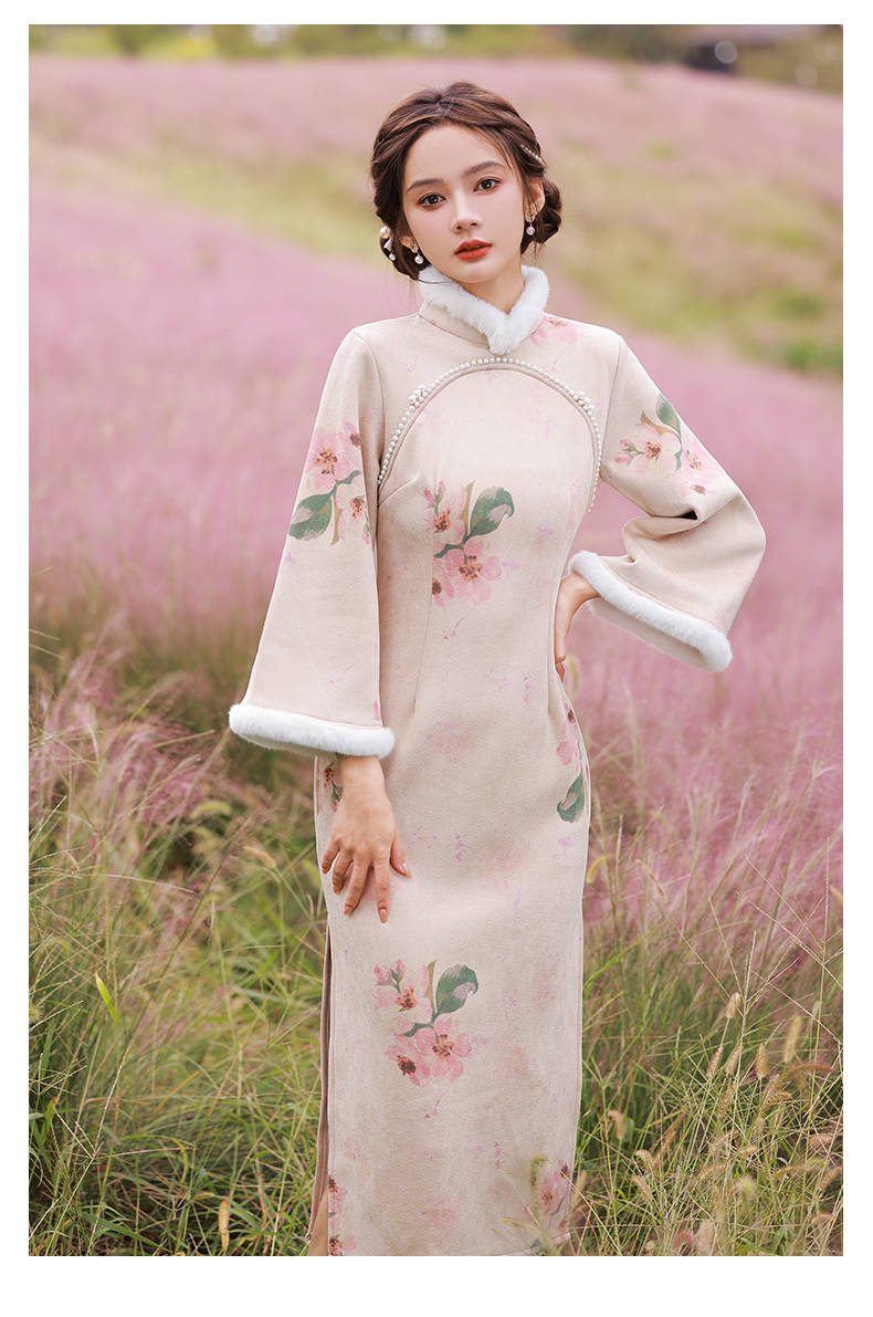 〖串珠美人襟〗网红气质中国风苏州旗袍