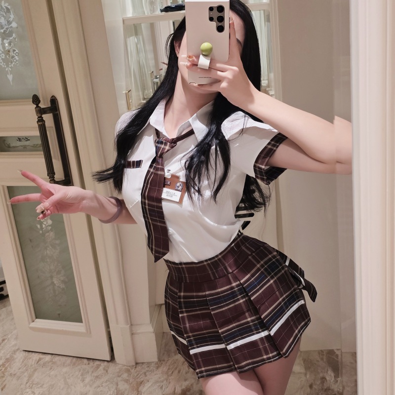 长夜漫漫内衣性感cos制服jk短裙女纯洁学生装女