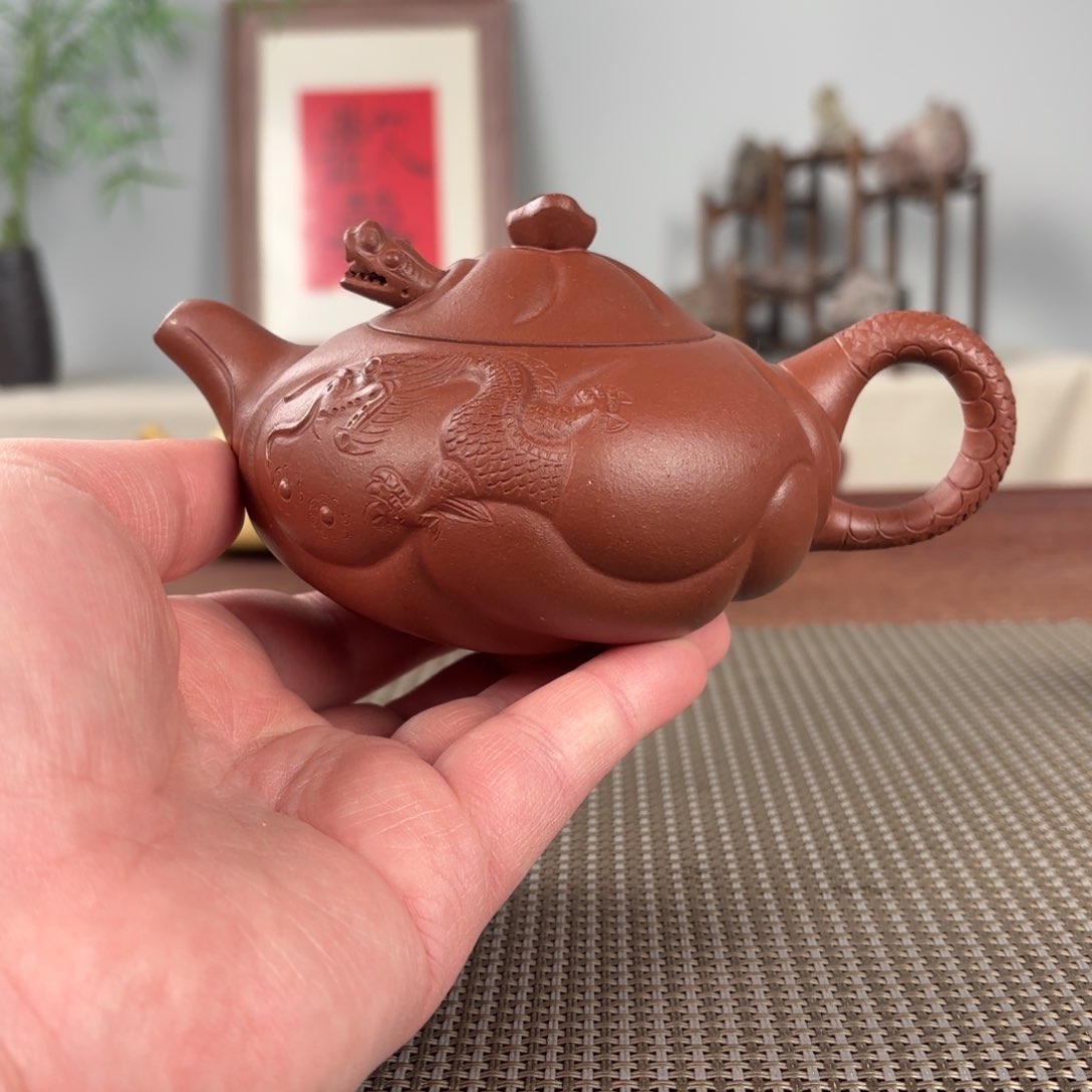 紫砂茶壶黄龙山原矿紫砂壶260